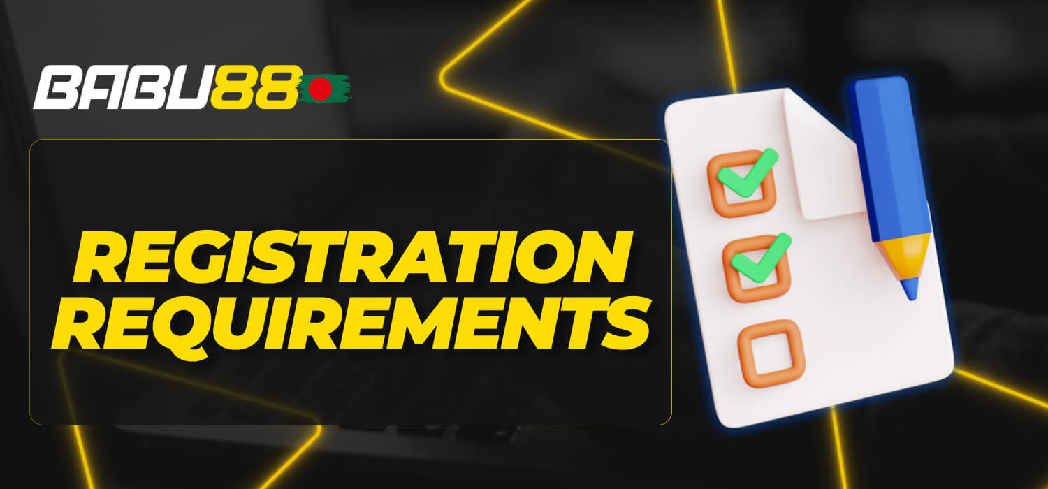 registration requirements